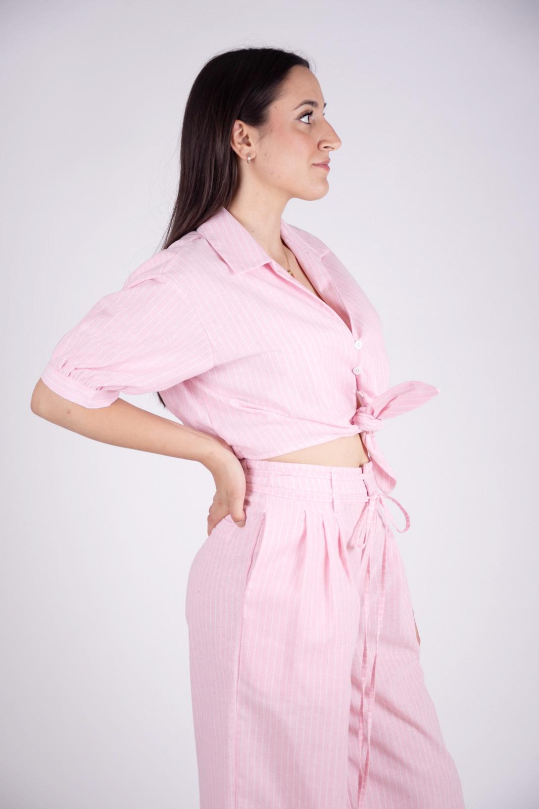 Lumina Camicia crop nodo L8661 01 LUMINA 