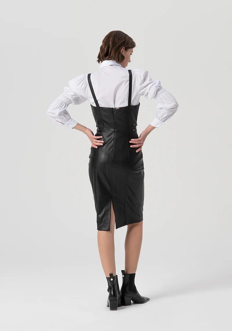 FRACOMINA ABITO SLIM IN SIMIL PELLE STAMPA RETTILE FS25WD2001P441101 053 Fracomina Main 