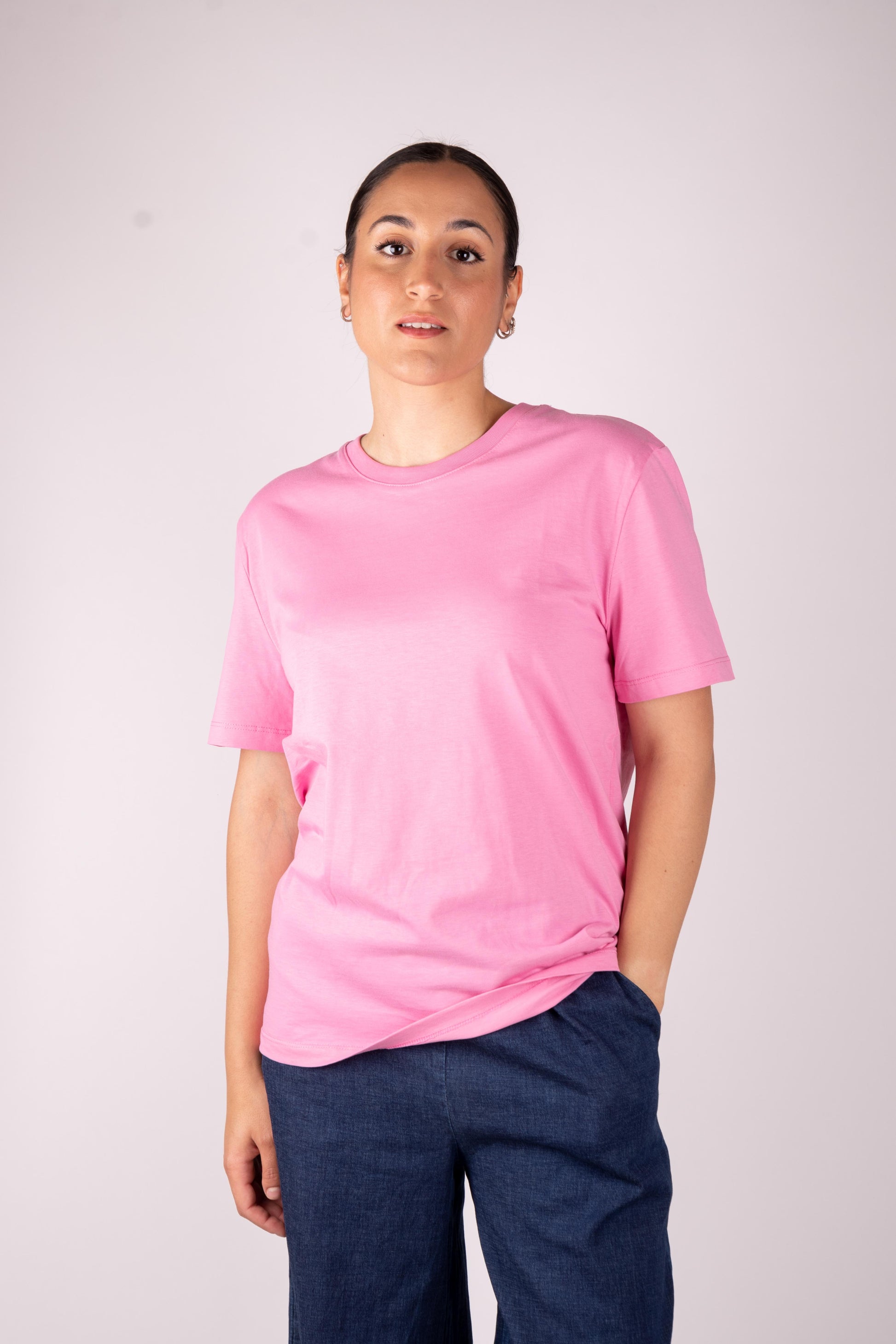 Lumina T-shirt basic cotone unito L8869 07 LUMINA 