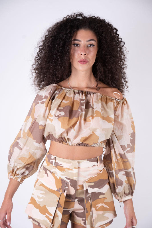 Ji Jil Top Crop camouflage JPE24BL268TE0198 1331 Ji Jil 