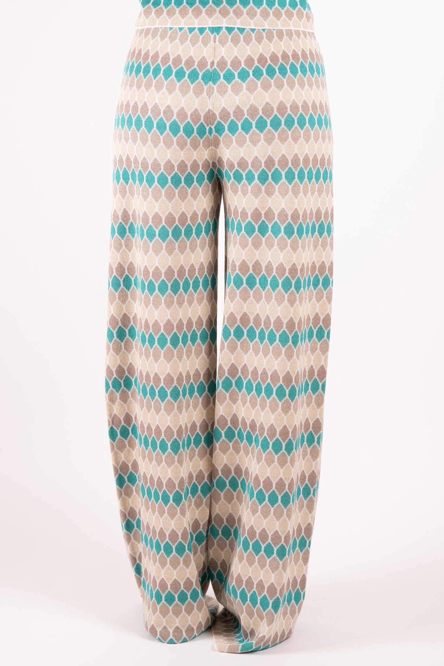 Fracomina Pantalone fantasia geometrica lurex FS25SV3011K414F8 210 Fracomina Main 