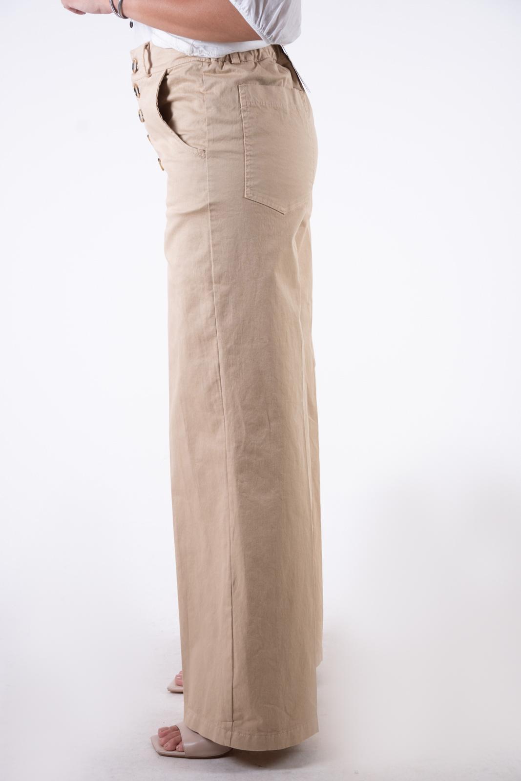 Susy Mix Pantalone cotone gamba larga PE24849 01 Susy Mix 