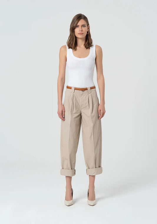 Fracomina Pantalone carrot in gabardina FP25SVD014W77101 251 Fracomina Jeans 