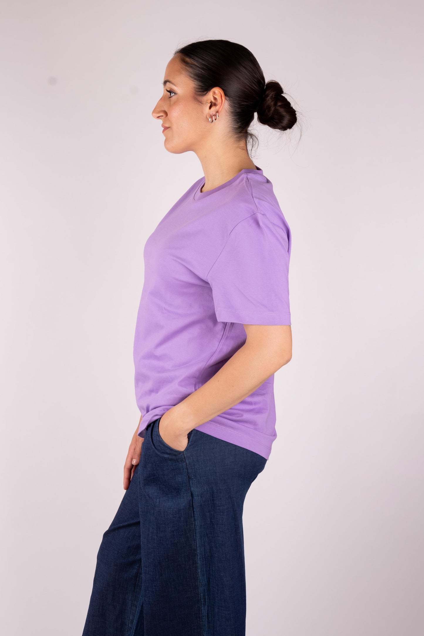 Lumina T-shirt basic cotone unito L8869 06 LUMINA 