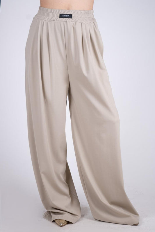 Lumina pantalone in jersey ampio LD0581 07 LUMINA 