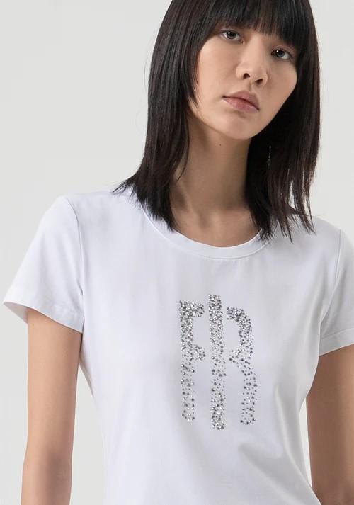 Fracomina T-Shirt logo strass FP25WT3002J401N5 278 Fracomina Jeans 