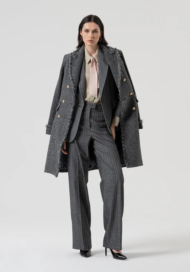 Fracomina Camicia fantasia con cravatta FR25WT6019W807K1 T58 Fracomina Preview 