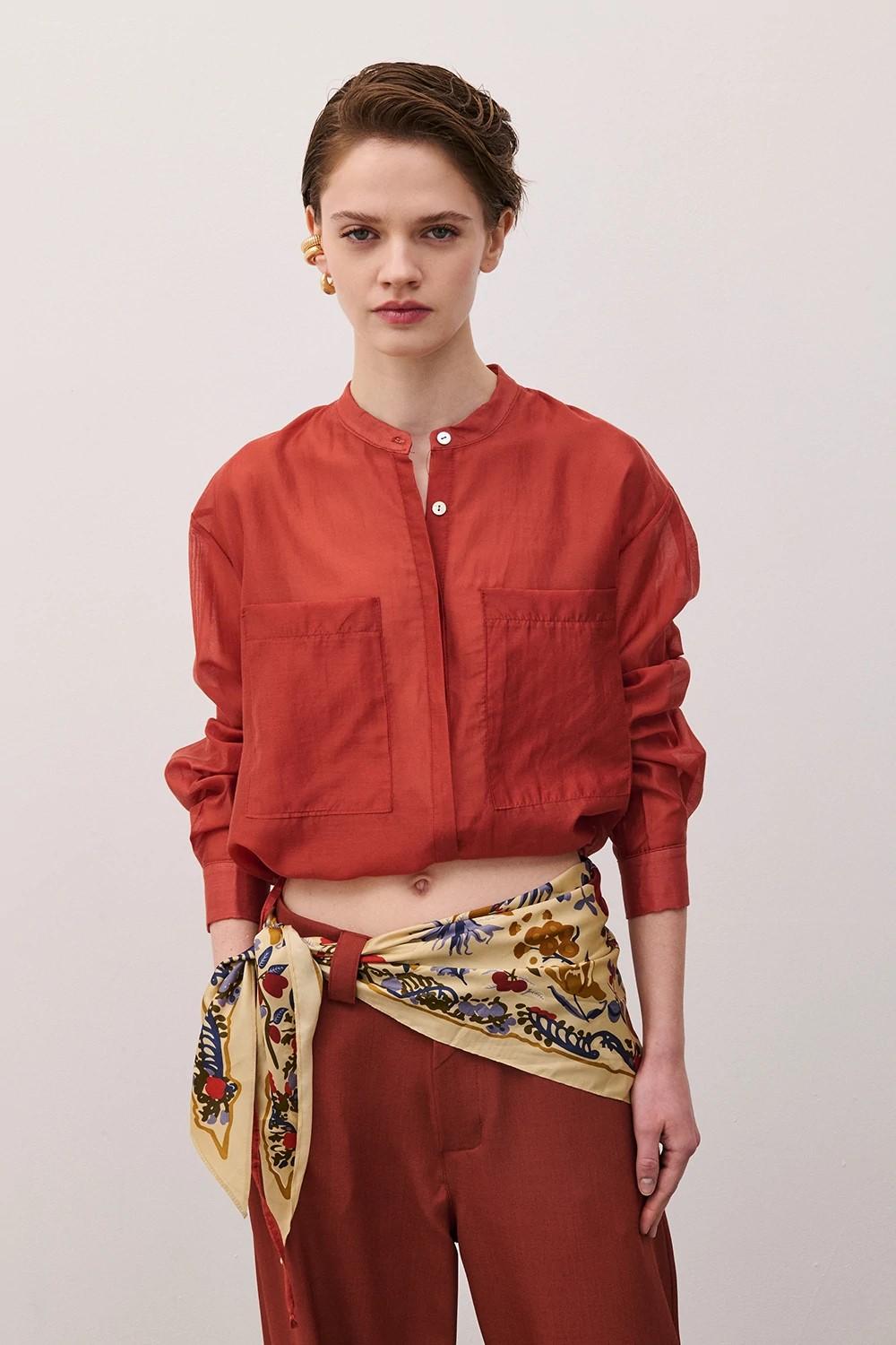 TWO WAY CAMICIA BOMBER CON TASCHE BL26SP1049 01 TWO WAY 
