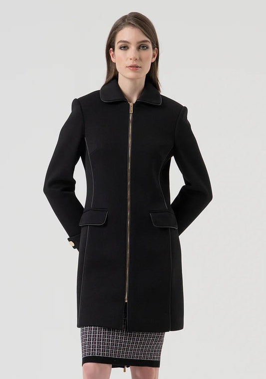 Fracomina Cappotto slim con zip FR25WC1006W809W4 053 Fracomina Preview 