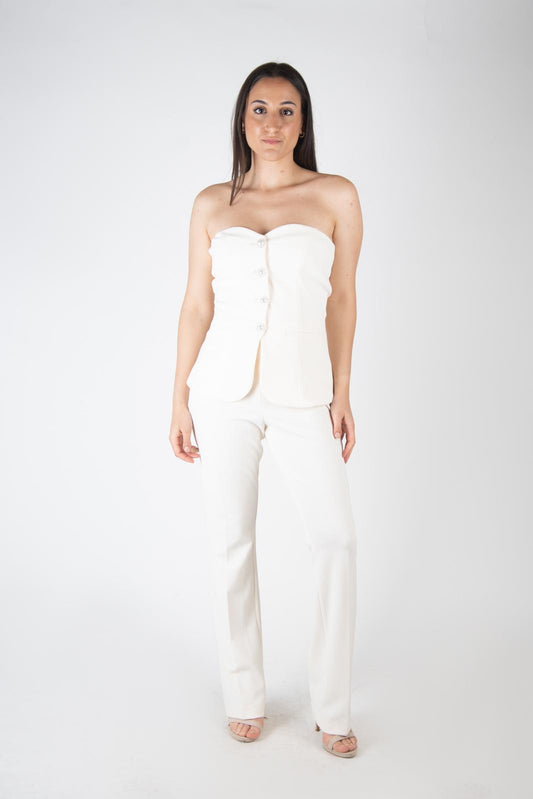 Vicolo Tuta lunga bustier TB0111 01 Vicolo 