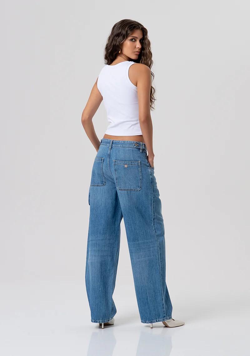 FRACOMINA JEANS FIT CARROT IN DENIM LAVAGGIO BLEACHED FP26SV2005D41902 258 Fracomina Jeans 