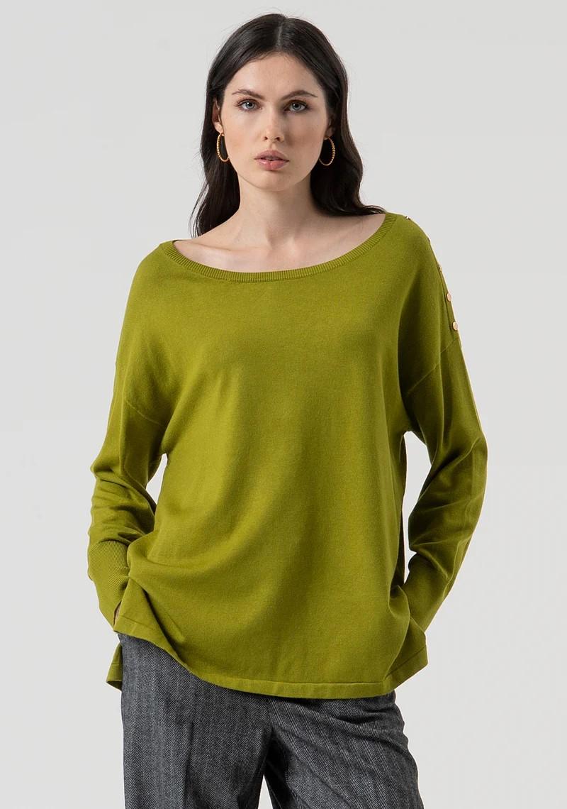 Fracomina Maglia basic scollo a barca FR25WT7003K42101 813 Fracomina Preview 