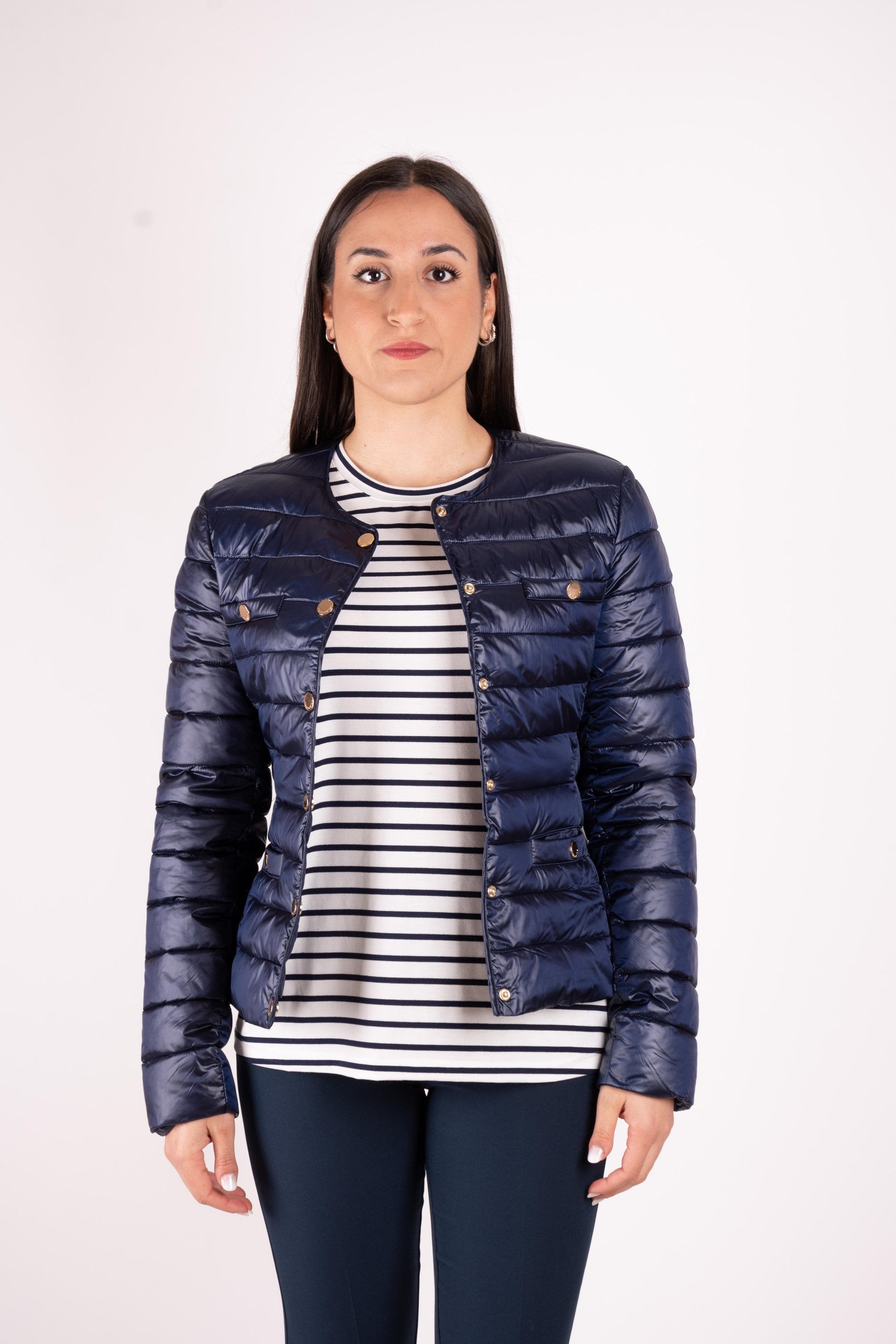 Fracomina Piumino leggero girocollo FR25SC3004O46301 117 Fracomina Preview 