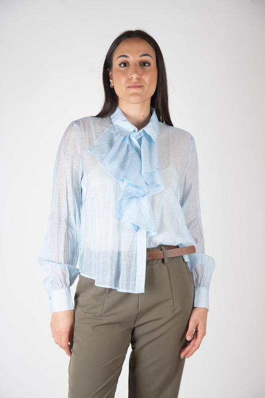 Susy Mix Camicia con rouches OMY725U73 01 Susy Mix 
