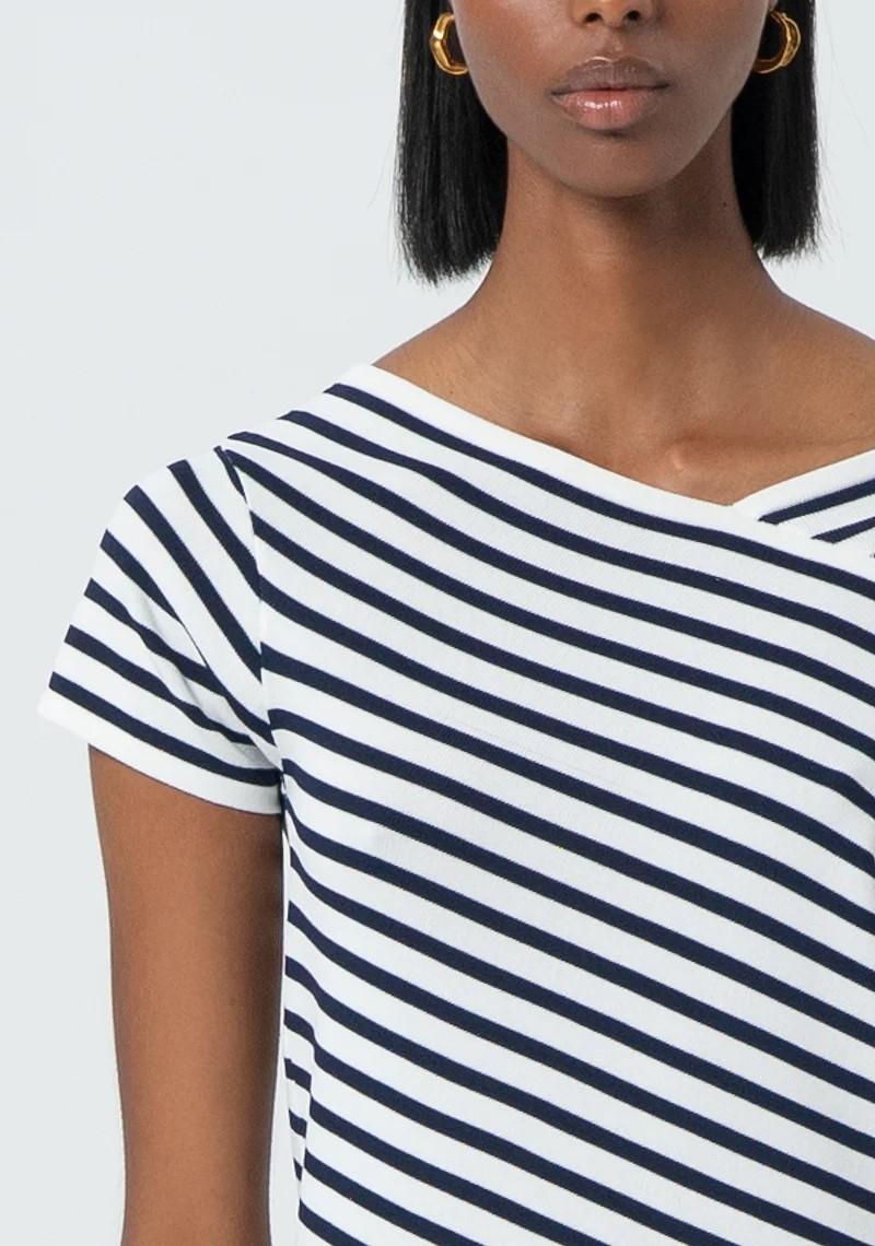 Fracomina Maglia filo rigata scollo FR25ST7032K416N8 957 Fracomina Preview 