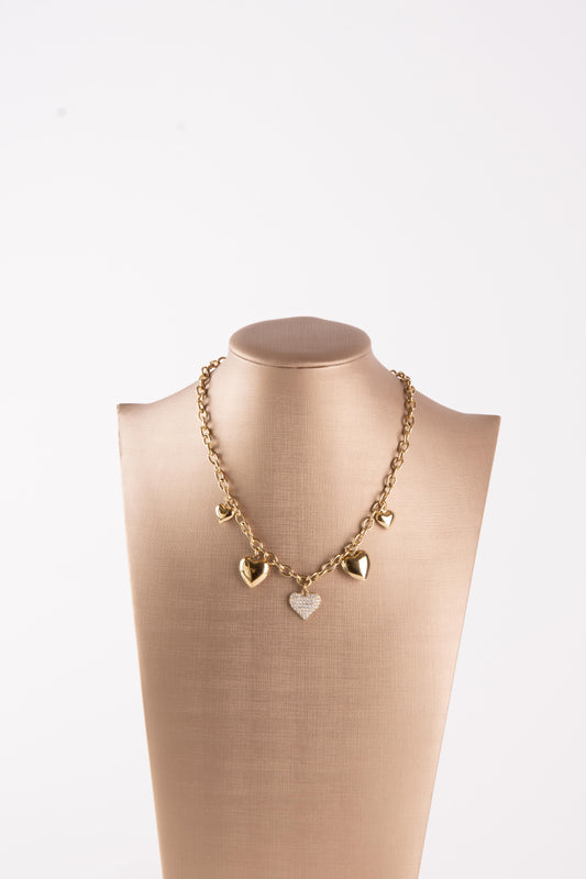 Chili Collana charm cuori COLLANA 04/25 01 Chili 