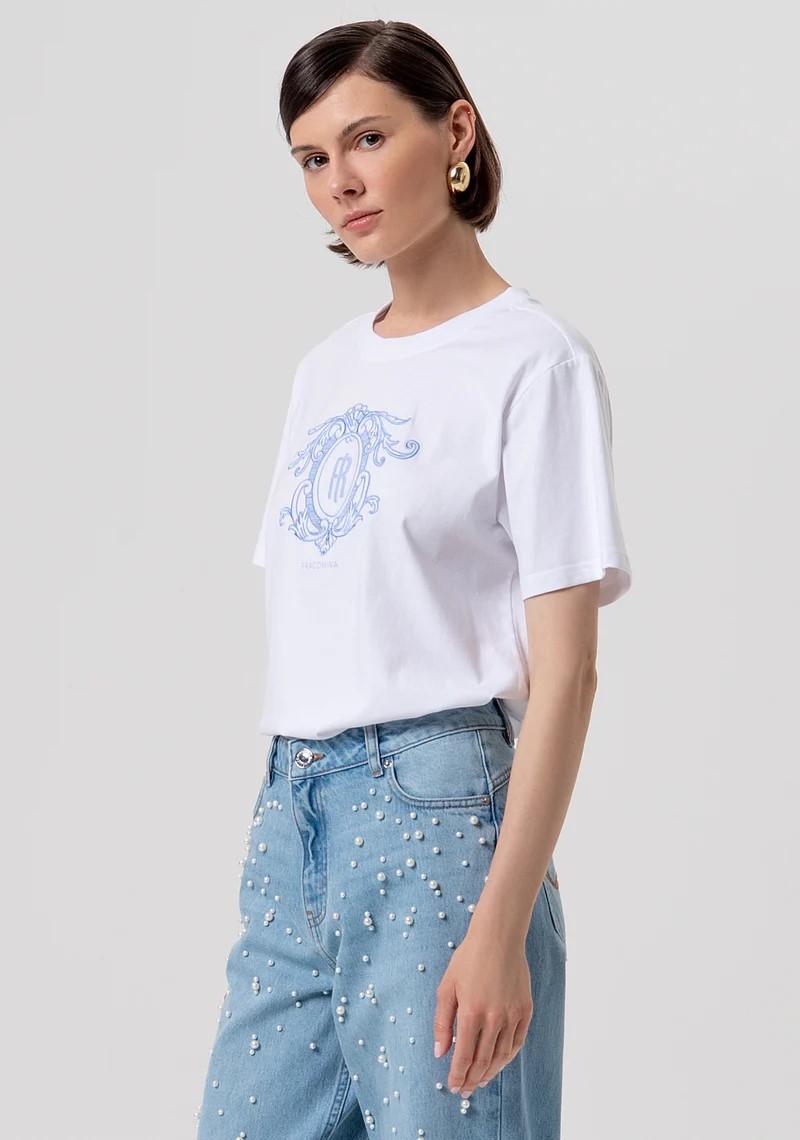 FRACOMINA JEANS EFFETTO PUSH UP CON APPLICAZIONI DI PERLINE FR26SV8050D47103 062 Fracomina Preview 