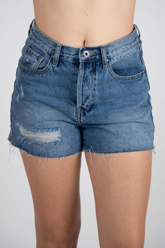 Susy Mix Short in denim rotture 1291 01 Susy Mix 