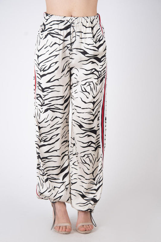 Vicolo Pantalone zebra bande laterali TB1640 01 Vicolo 
