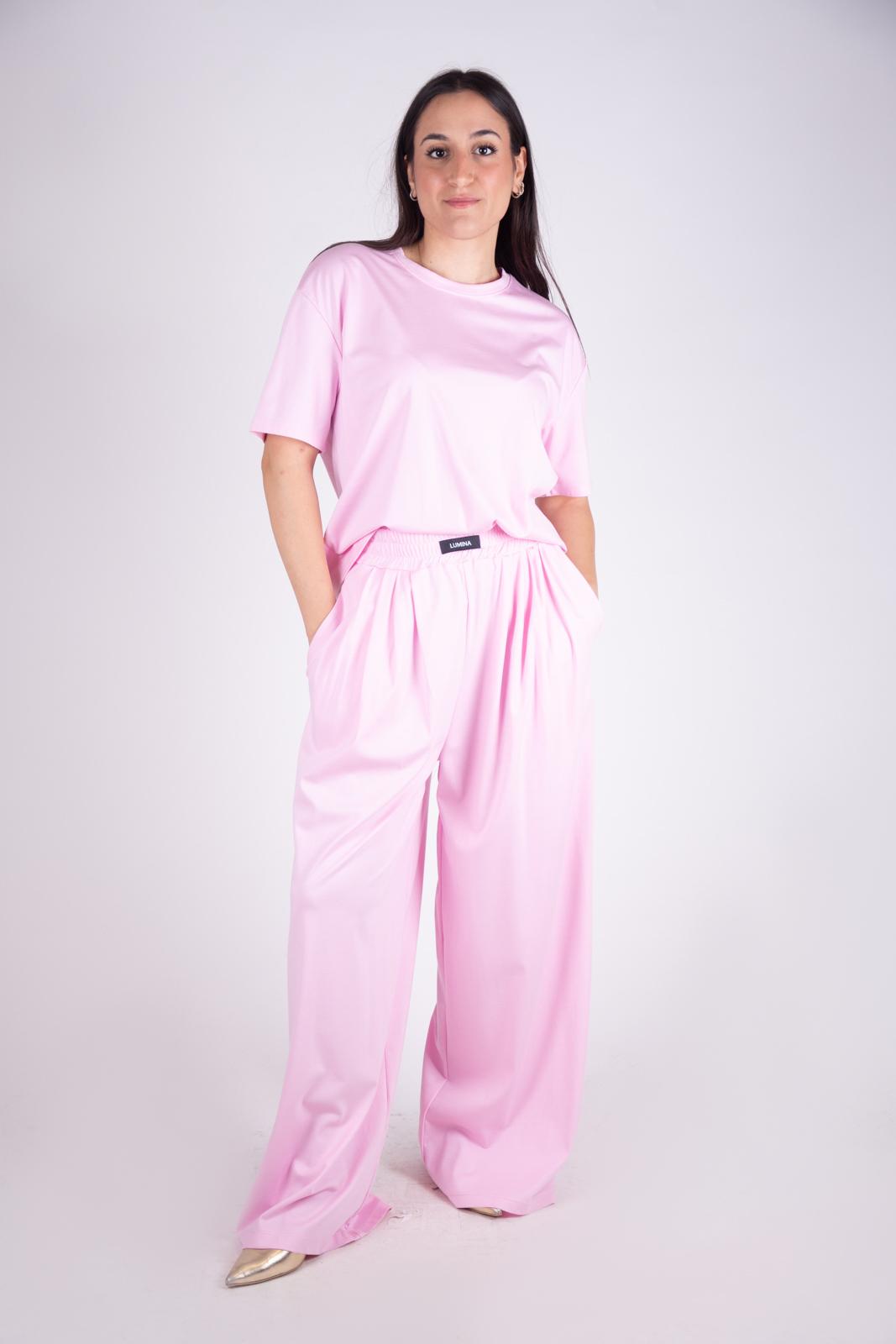 Lumina pantalone in jersey ampio LD0581 04 LUMINA 