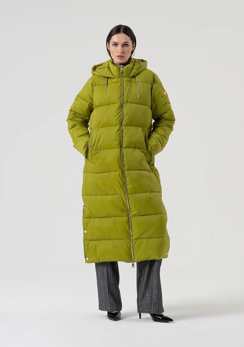 Fracomina Piumino lungo con spacchi laterali FR25WC3001O42301 813 Fracomina Preview 