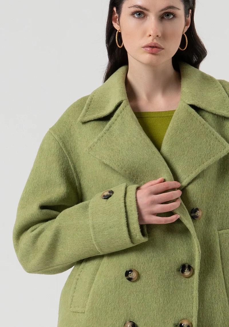 Fracomina Giaccone caban con fibbia FR25WC1003W80201 T52 Fracomina Preview 