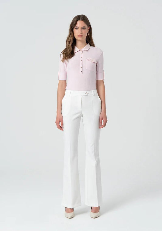 Fracomina Pantalone bootcut regular FR25SVA004W42901 108 Fracomina Preview