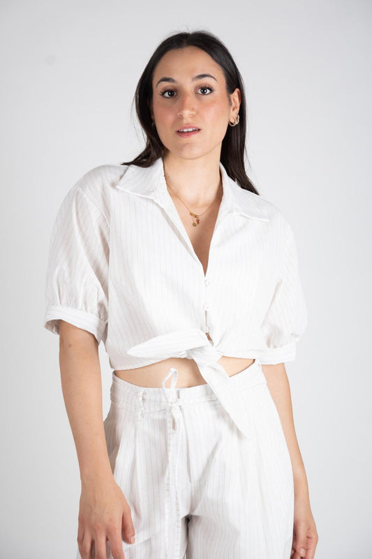 Lumina Camicia crop nodo L8661 02 LUMINA 