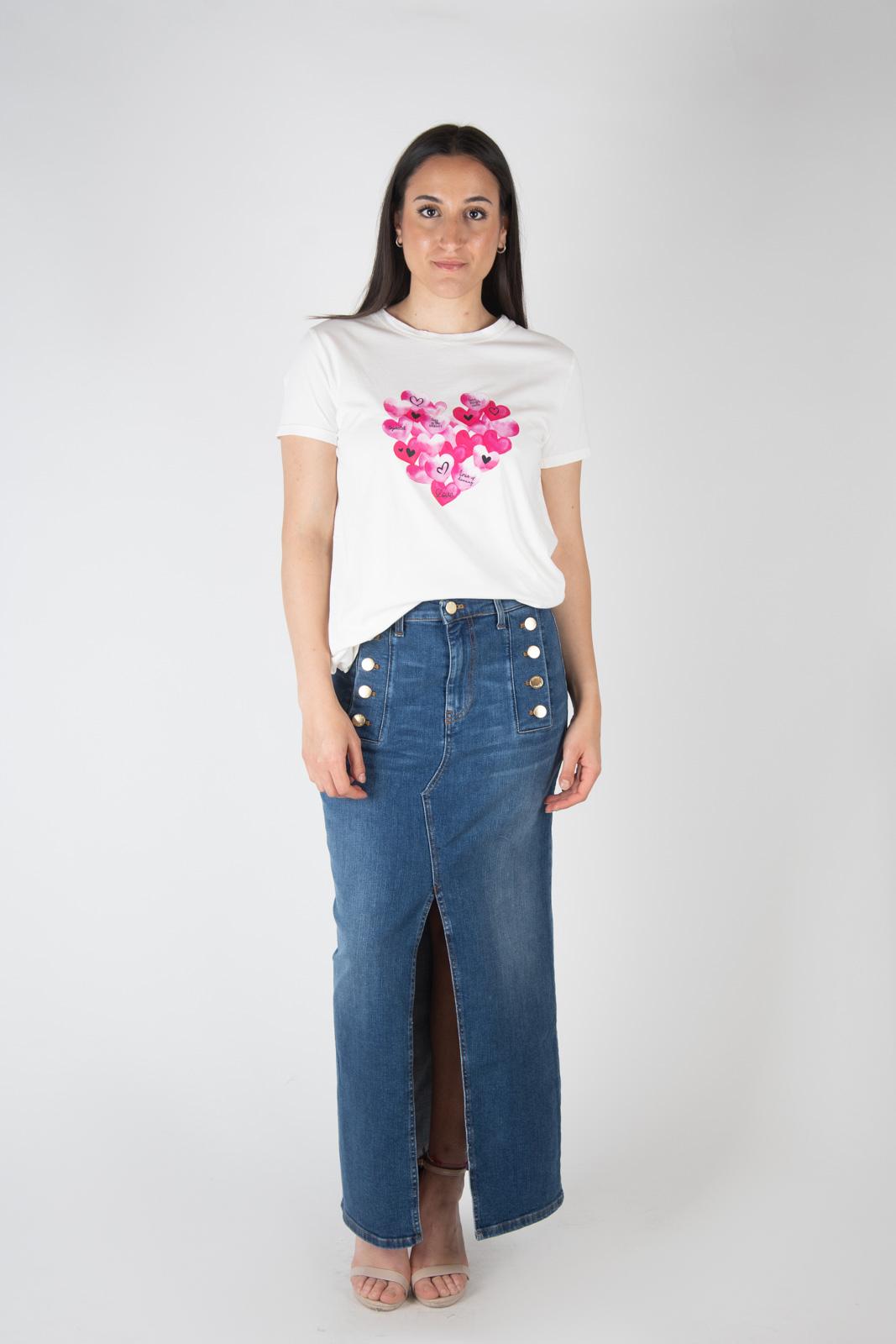 Vicolo T-Shirt cuore RB0216 01 Vicolo 