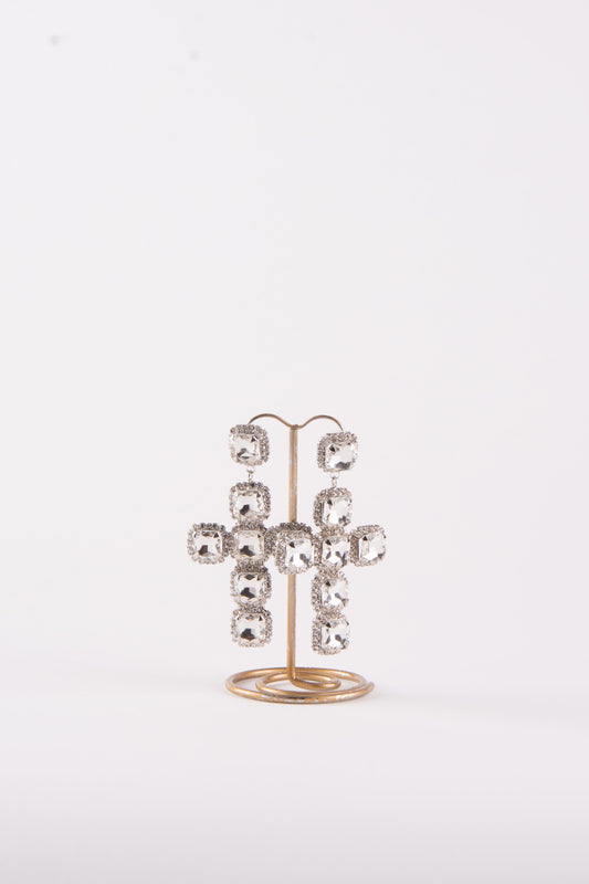 Chili Orecchino Croce petre e strass XY100158 01 Chili 