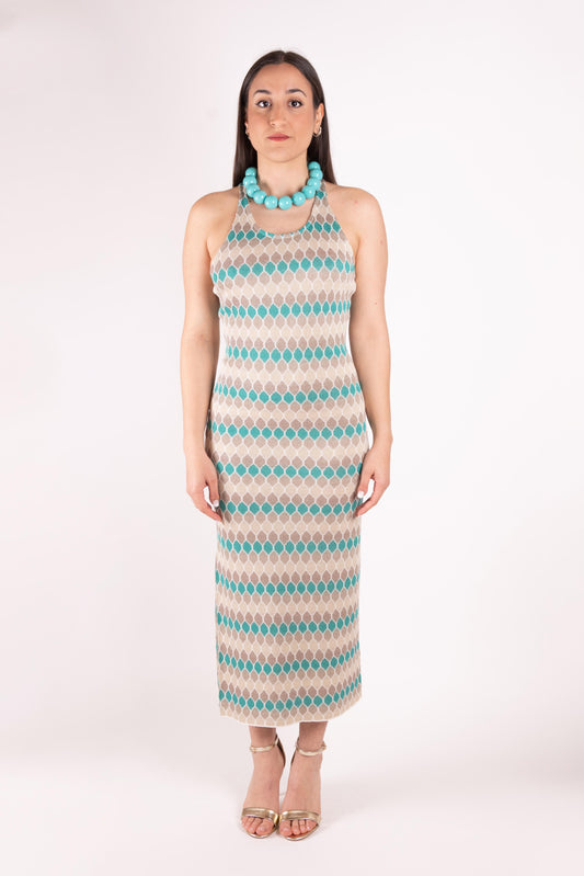 Fracomina Abito aderente in maglia lurex FS25SD5006K414F8 210 Fracomina Main 