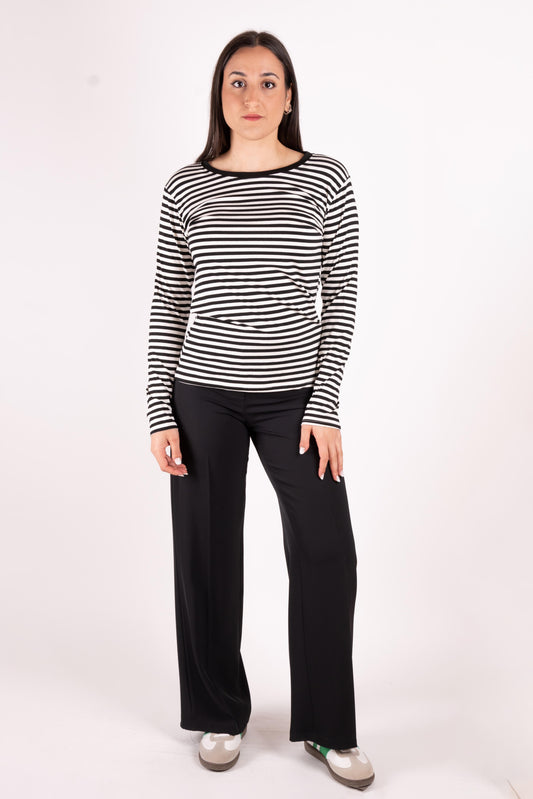 Susy Mix T-shirt basic rigata 2588 02 Susy Mix 