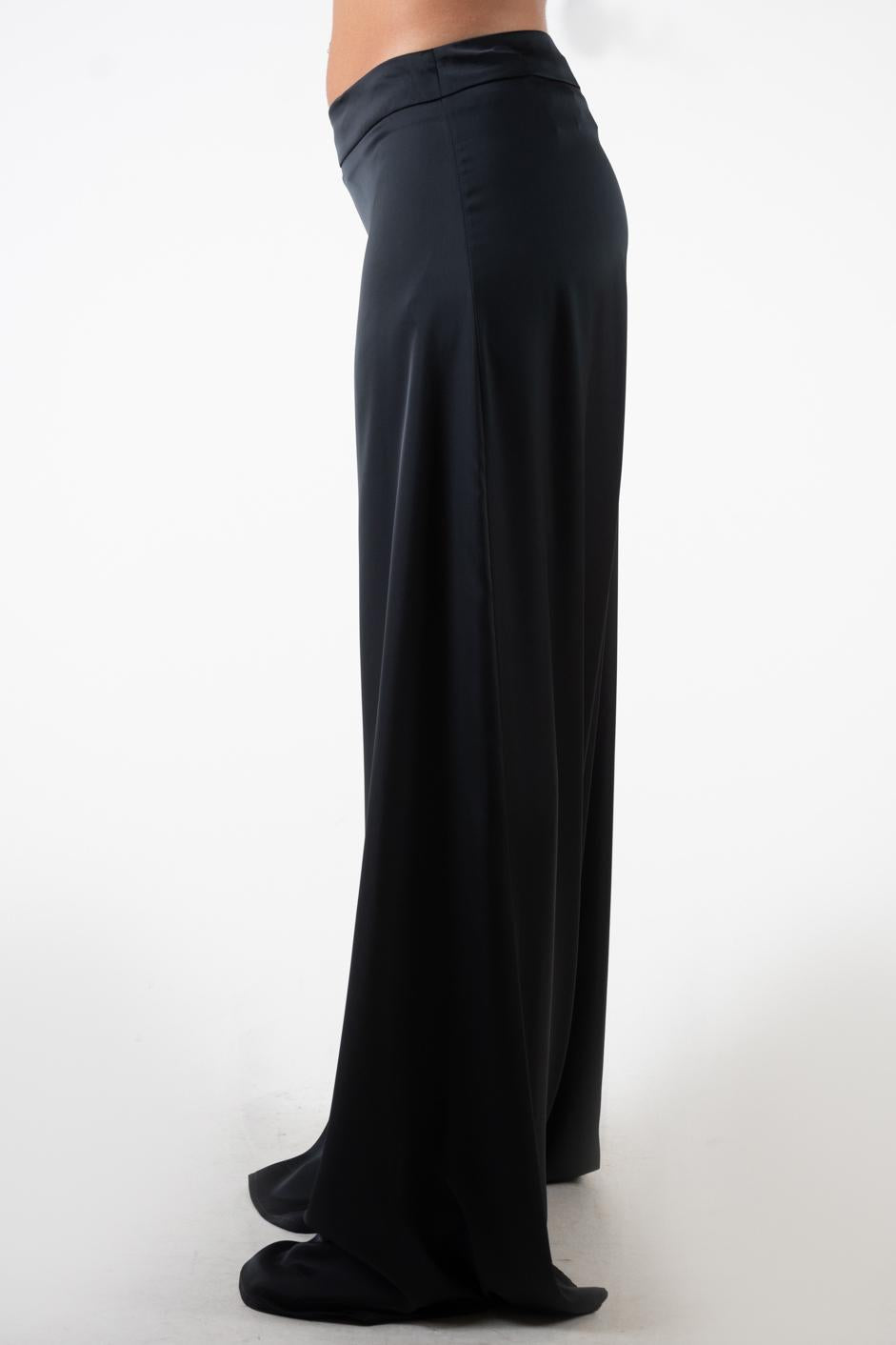 Susy Mix Pantalone palazzo in raso P0678ST602 01 Susy Mix 