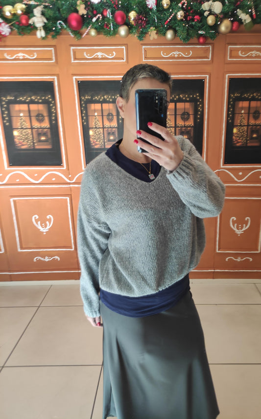 Chili Scollo a V basic oversize 6002 12 Chili 