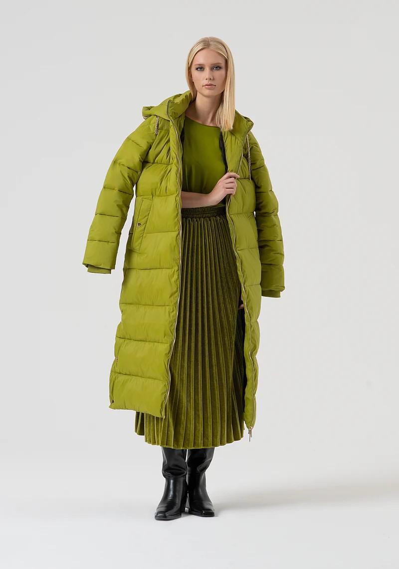 Fracomina Gonna lunga plissè in velluto FR25WG3010J488F9 813 Fracomina Preview 