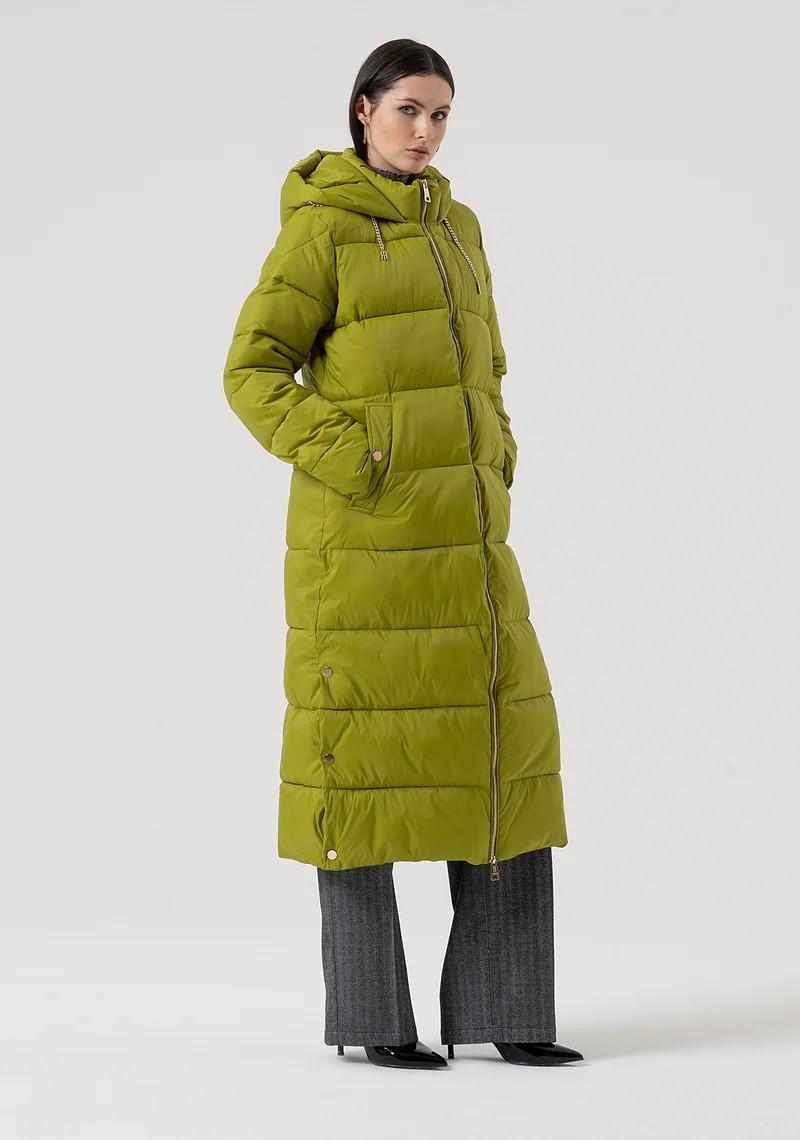 Fracomina Piumino lungo con spacchi laterali FR25WC3001O42301 813 Fracomina Preview 