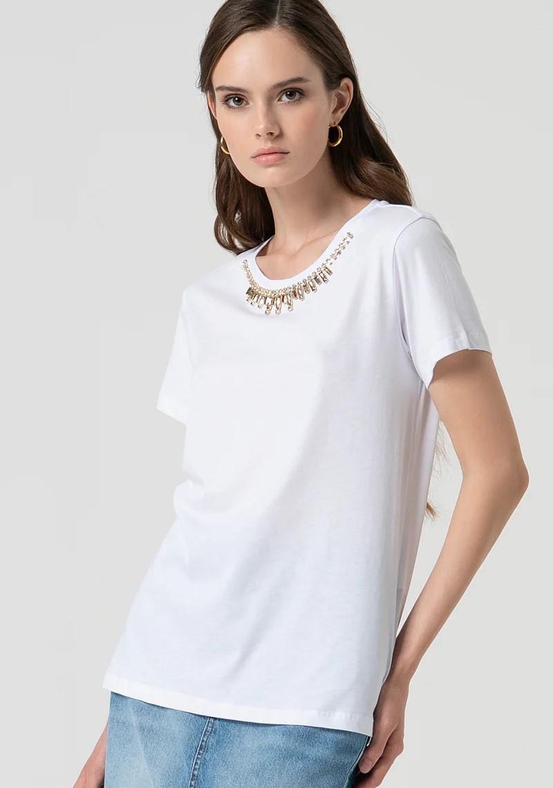 Fracomina T-shirt collana FS25ST3002J400R9 278 Fracomina Main 
