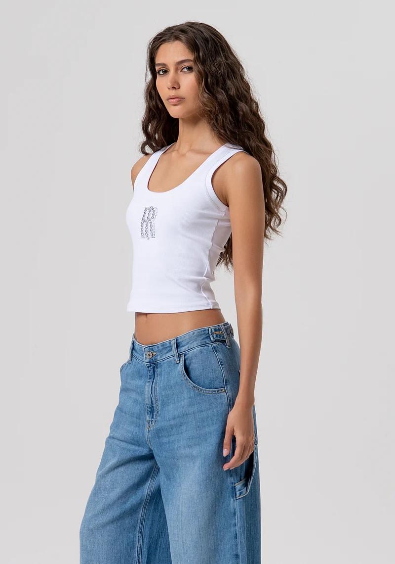 FRACOMINA JEANS FIT CARROT IN DENIM LAVAGGIO BLEACHED FP26SV2005D41902 258 Fracomina Jeans 