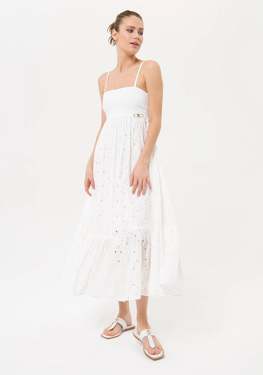 Fracomina Abito lungo pizzo San Gallo FJ24SD3003W40401 278 Fracomina Easy chic 