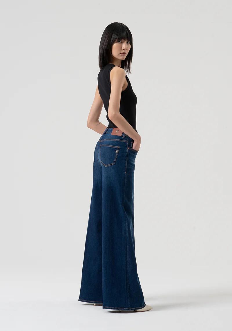 Fracomina Jeans Flare denim scuro FP25WV3015D46002 987 Fracomina Jeans 