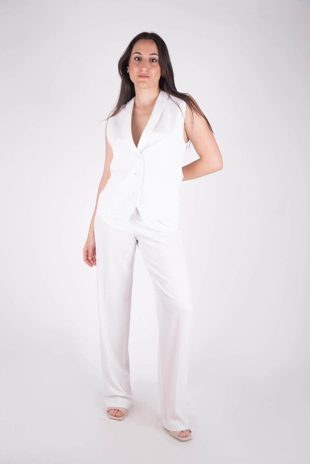 Ji Jil pantalone Fluido vita alta JPE24PA1280CP0044 0001 Ji Jil 