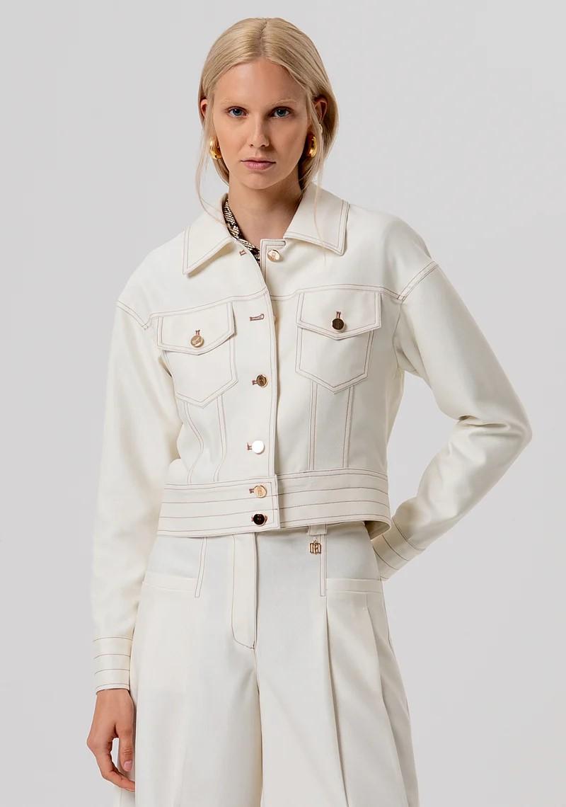 FRACOMINA GIUBBOTTO MODELLO TRUCKER JACKET FR26SJ1002W49101 108 Fracomina Preview 