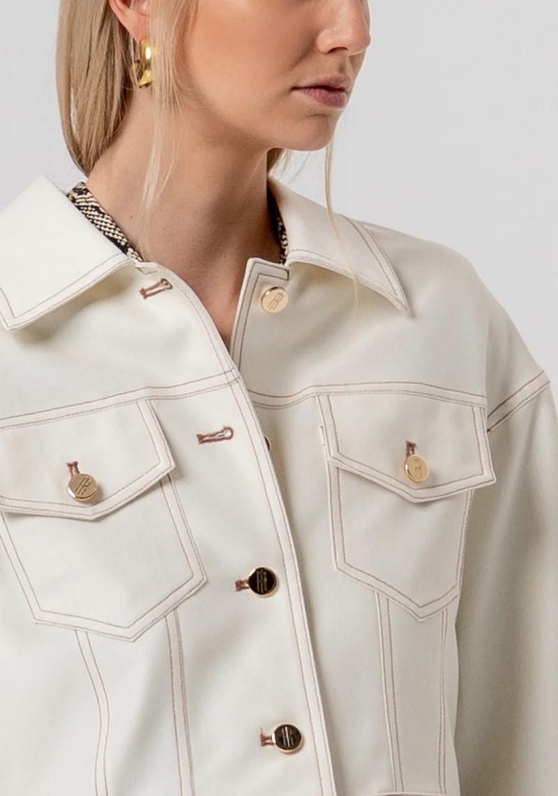 FRACOMINA GIUBBOTTO MODELLO TRUCKER JACKET FR26SJ1002W49101 108 Fracomina Preview 