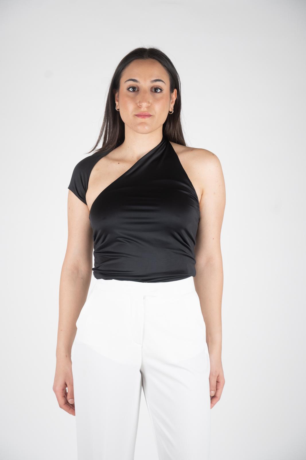 Ji Jil Maglia monospalla asimmetrica JPE24TS2170JE0129 0002 Ji Jil 