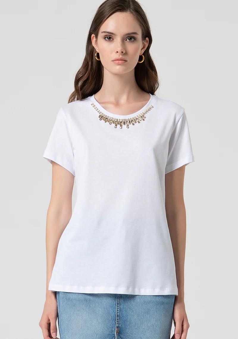 Fracomina T-shirt collana FS25ST3002J400R9 278 Fracomina Main 
