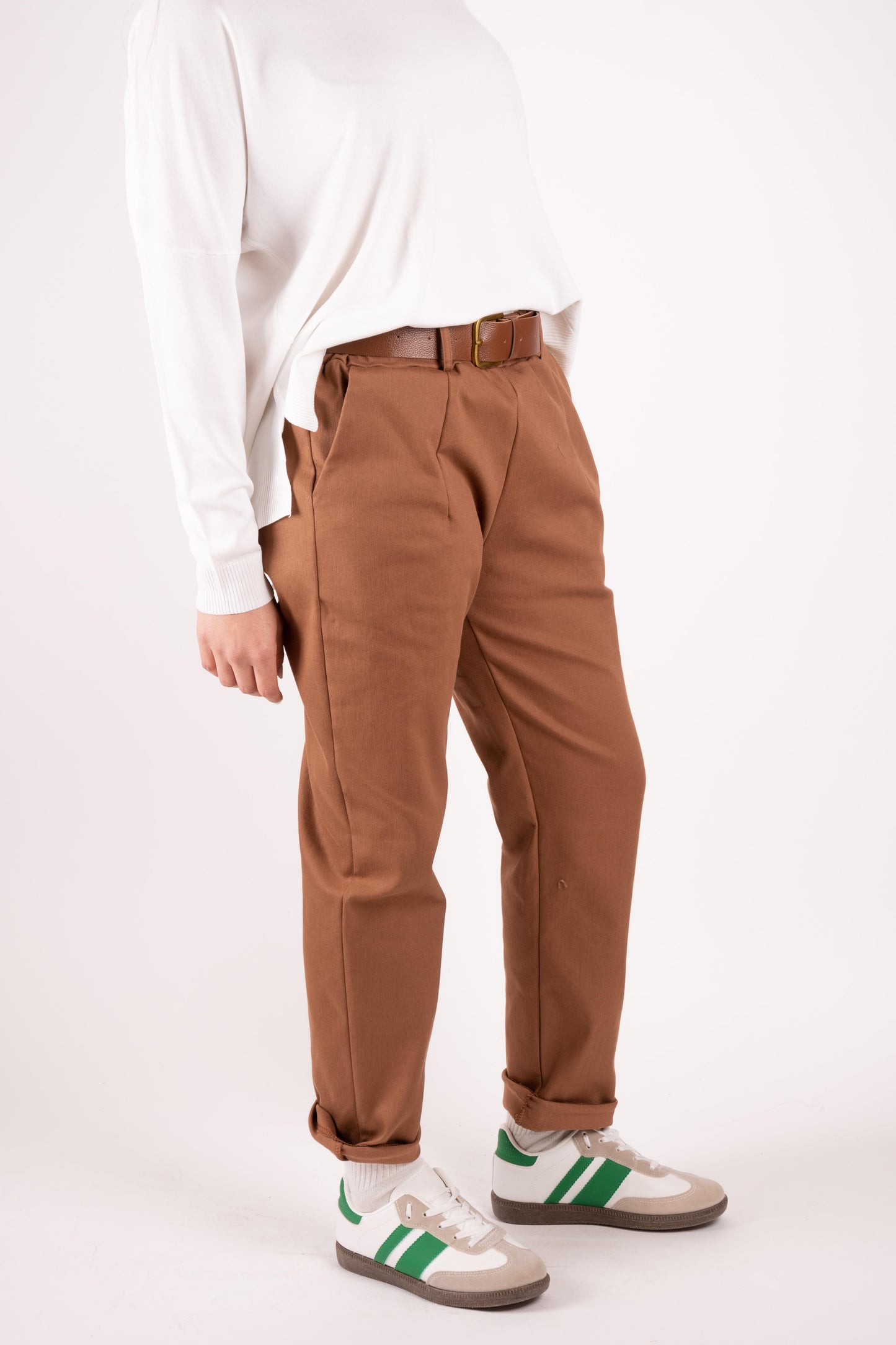 SusyMix Pantalone carrot con cintura 100C25 02 Susy Mix 