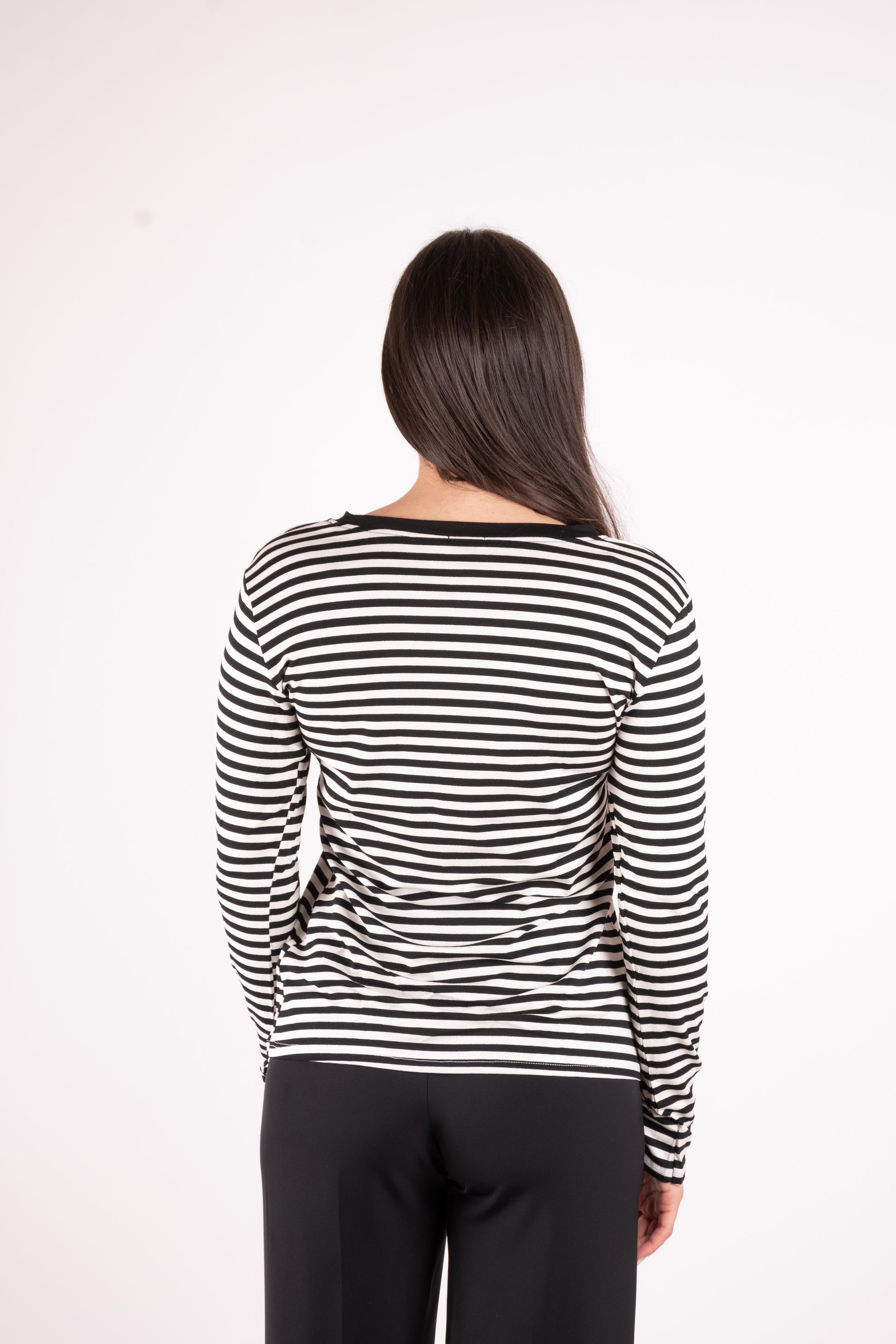Susy Mix T-shirt basic rigata 2588 02 Susy Mix 