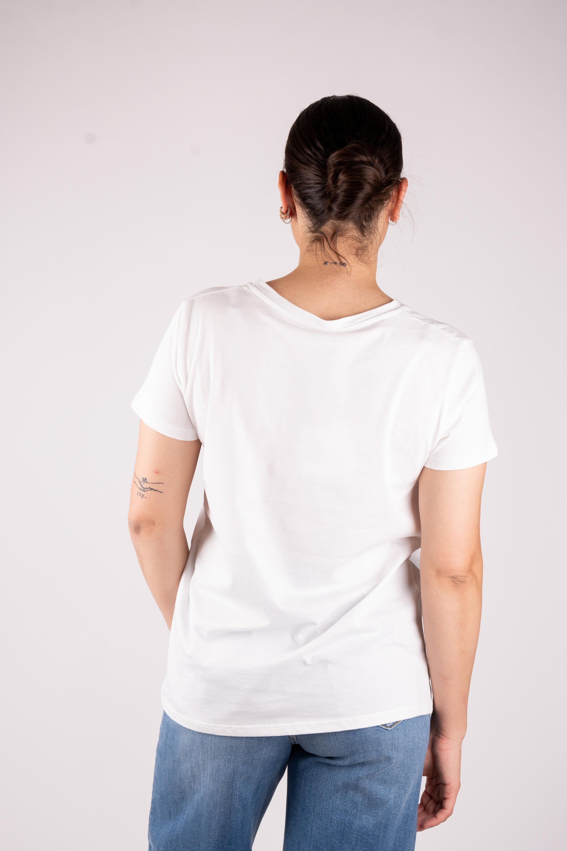 Vicolo T-shirt "Stella marina" con strass RD1054 01 Vicolo 