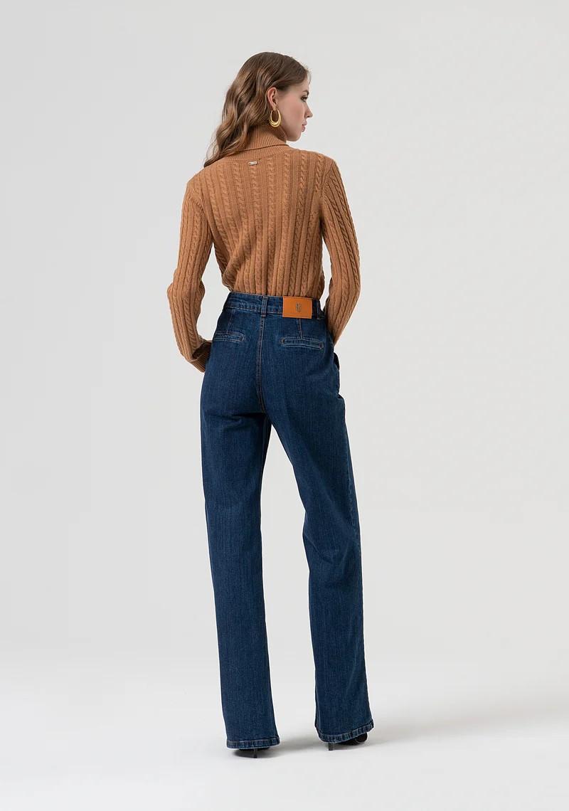 Fracomina Pantalone gamba larga tasche con bottoni FR25WV2025D45002 987 Fracomina Preview 
