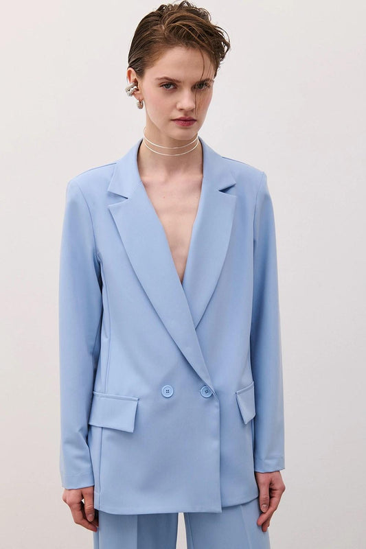 TWO WAY BLAZER DOPPIOPETTO OVERSIZE WGIA26SGR320 02 TWO WAY 